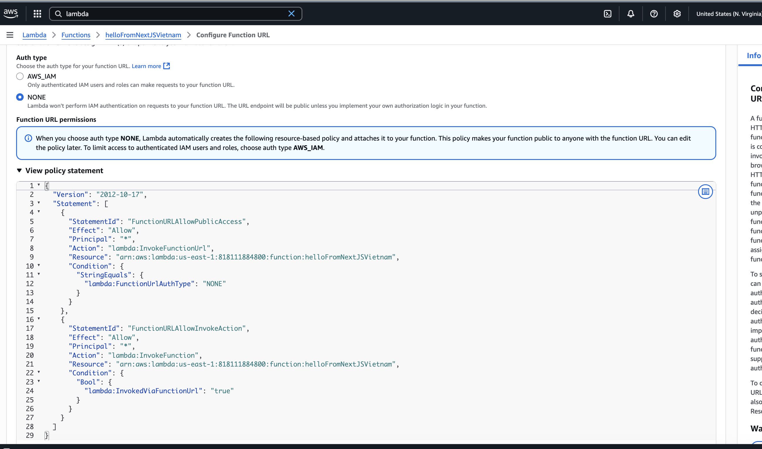 Lambda event 