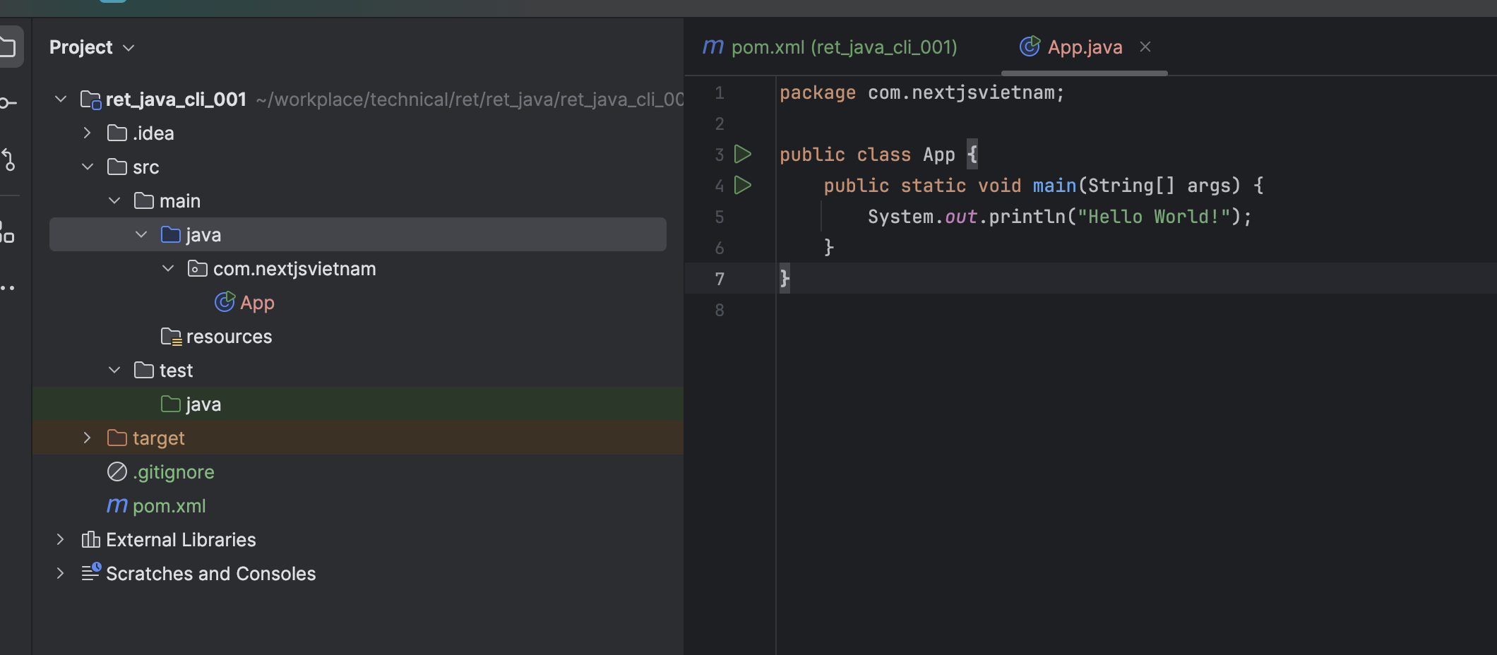 Create main app